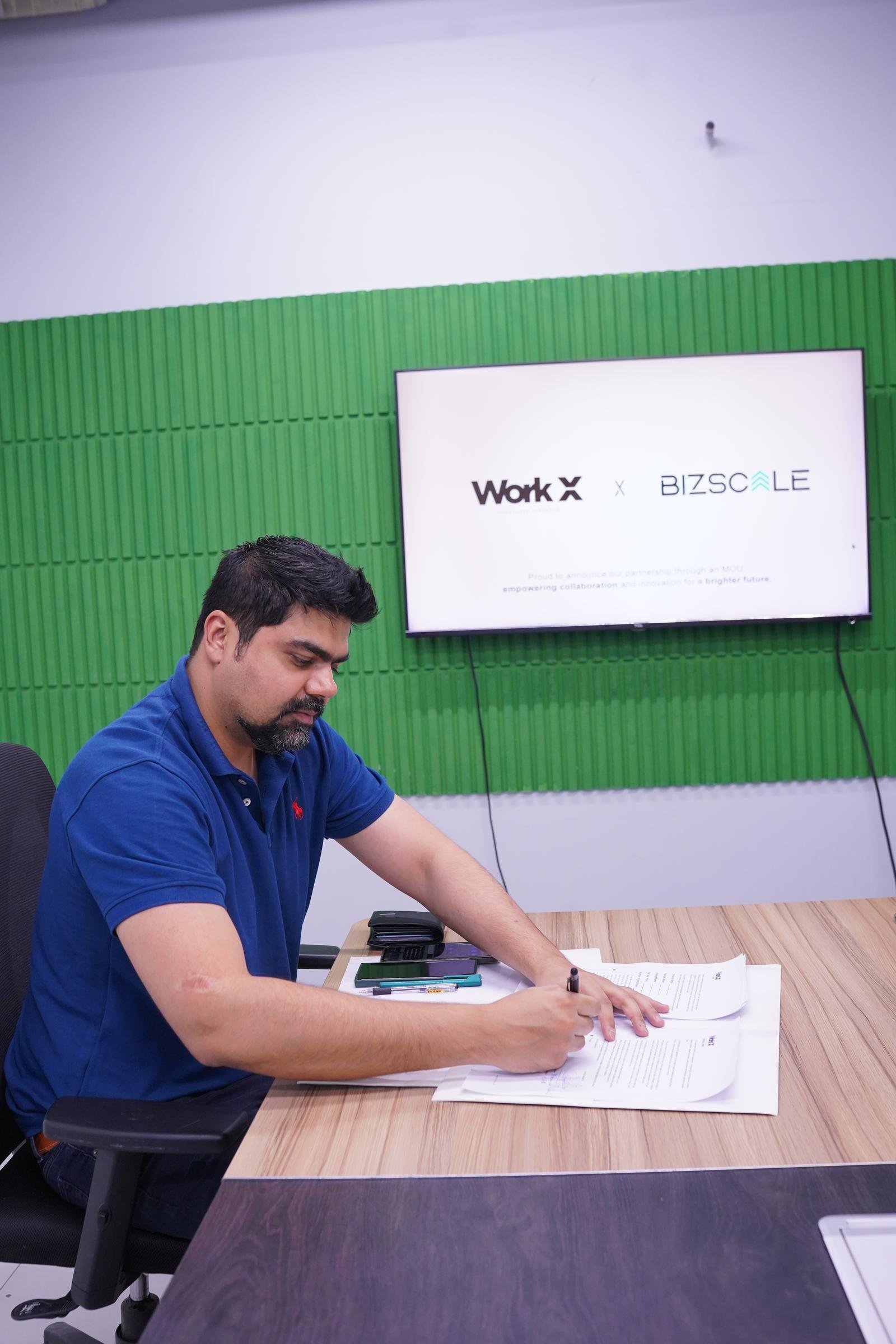 WorkX enterprise partnership signing in Lahore